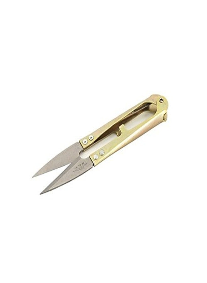GNR Embroidery Sewing Tool Snips Thrum Sewing Thread Cutter Tailor Scissors - 10.5 Cms Long | Handheld Yarn & Thread Snipper for Tailoring, Embroidery, Knitting & Craft Work | Multicolor